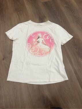 Abercrombie & Fitch Girls Wicked White Tee with Pink Fairy Graphic